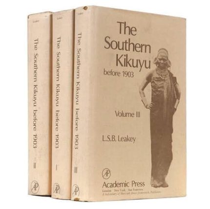 The Southern Kikuyu Before 1903 by L.S.B. Leakey: A Must-Read on Agĩkũyũ History and Culture This remarkable three-volume book, The Southern Kikuyu Before 1903, offers an in-depth account of the Agĩkũyũ people’s traditions, way of life, and social structures before and during the onset of European influence. Authored by renowned anthropologist Dr. L.S.B. Leakey, the research was conducted in the 1930s, and the first edition was published in 1977. Widely recognized as a cornerstone of African anthropology, this masterpiece reflects Dr. Leakey’s lifelong connection with the Agĩkũyũ community, among whom he was born and raised. Written in the elegant and accessible style of 1930s scholarship, the book draws on oral histories and the memories of Agĩkũyũ elders who entrusted him with their knowledge and stories. The book’s greatest strength lies in its detailed exploration of Agĩkũyũ culture and practices. It covers diverse topics such as: Customs and traditions Agriculture and animal husbandry Trade and marriage customs Arts and clothing Cuisine and rites of passage Religious beliefs, magic, and medicine In addition, the botanical index at the end of the book is an exceptional resource, offering one of the most comprehensive listings of native plants from the Mt. Kenya region. This Third Unabridged Edition, now available in a high-quality paperback format, is a must-have for historians, researchers, and anyone passionate about African culture and history. Priced at Ksh 24,000 (exclusive of courier charges), this timeless work is an invaluable addition to any collection. Order your copy today and immerse yourself in the rich heritage of the Agĩkũyũ people.